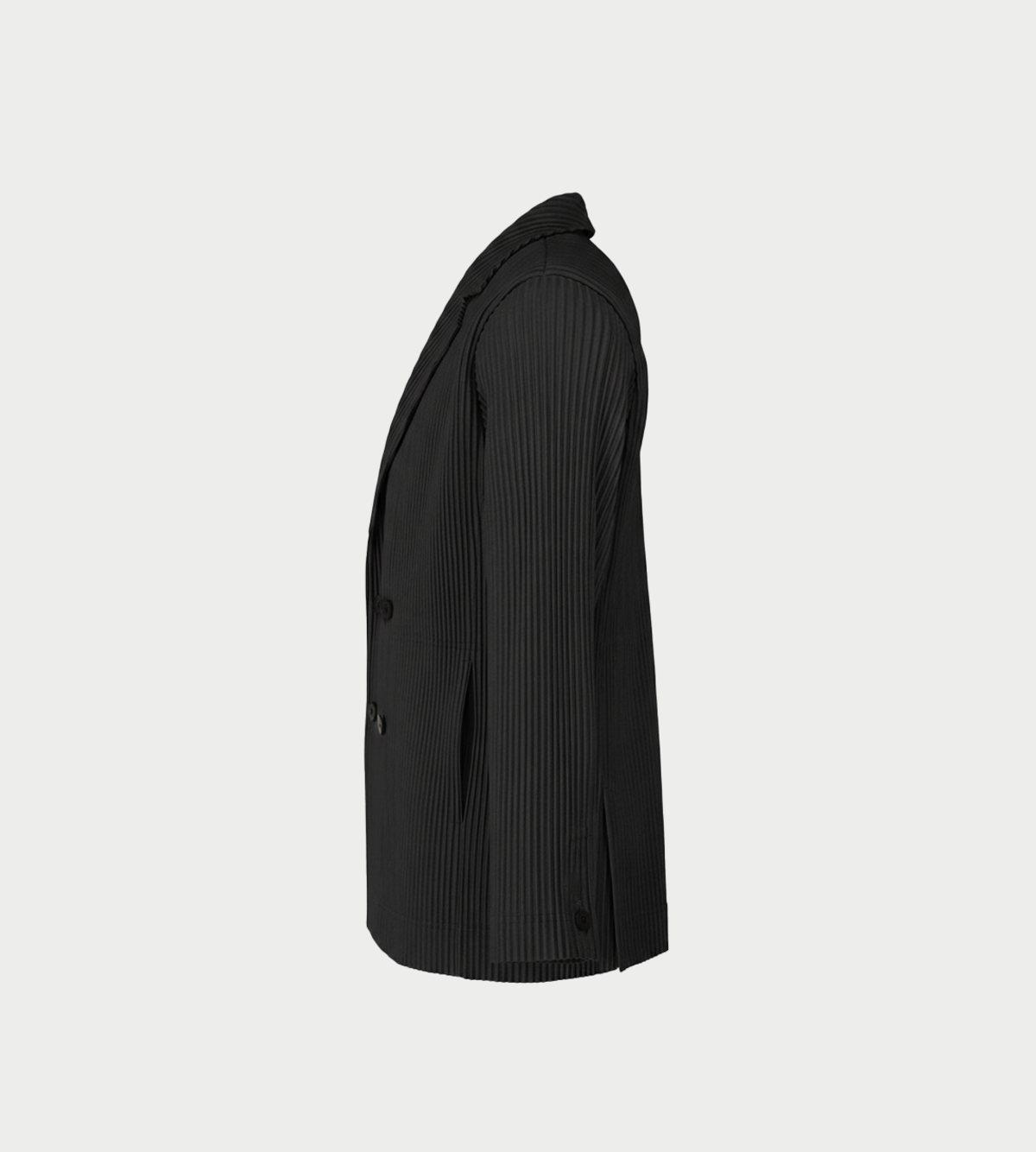 Issey Miyake Tailored Pleats 1 Jacket - Black - Image 3 of 4