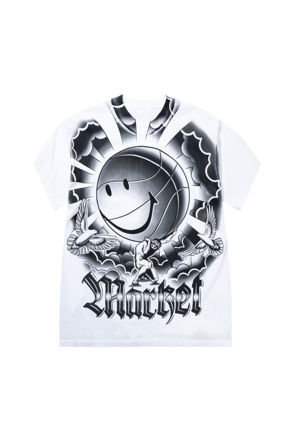 MARKET Smiley Carry Your Weight Tee - White