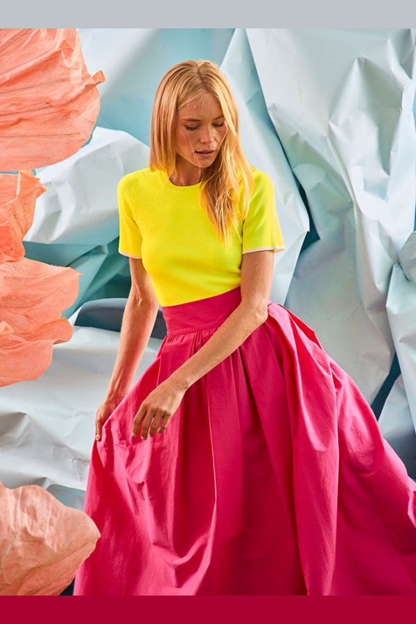 Hunter Bell Lee Top - Neon Yellow