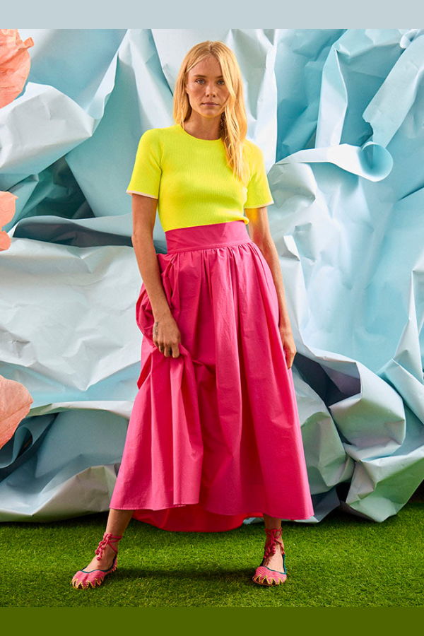 Hunter Bell Lee Top - Neon Yellow