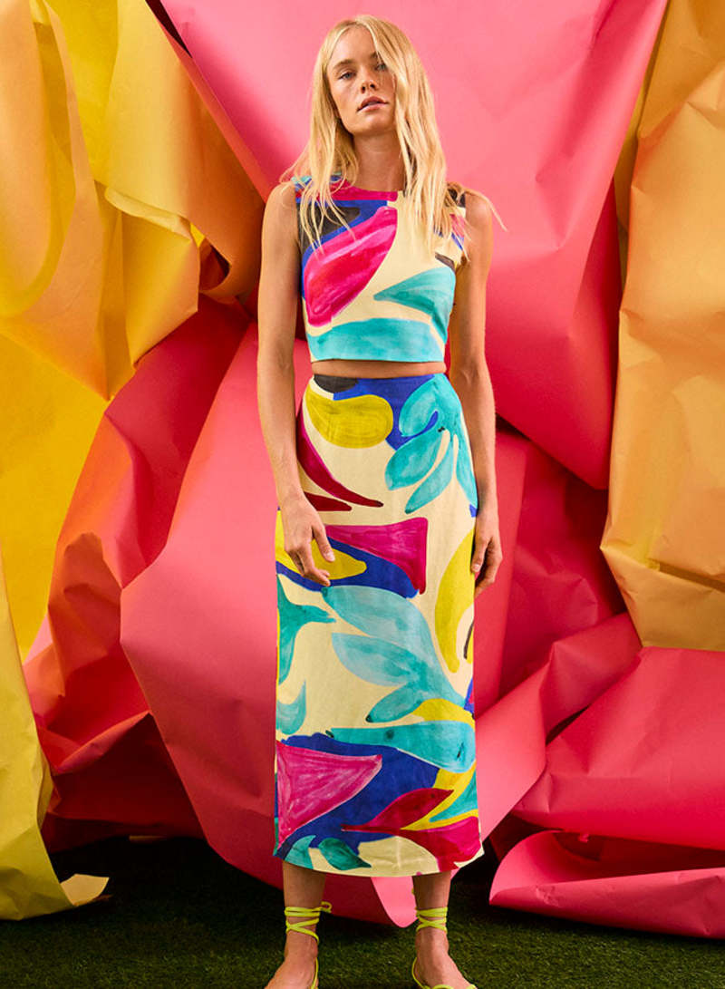 Hunter Bell Royce Top - Stroke Of Spring