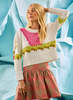 Hunter Bell Sully Pullover Sweater - White Multi - Thumbnail 1