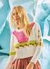 Hunter Bell Sully Pullover Sweater - White Multi - Thumbnail 2