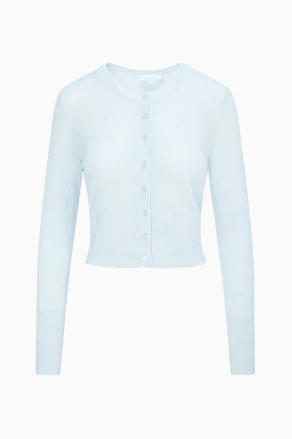 LoveShackFancy Adeanne Cardigan - Blue