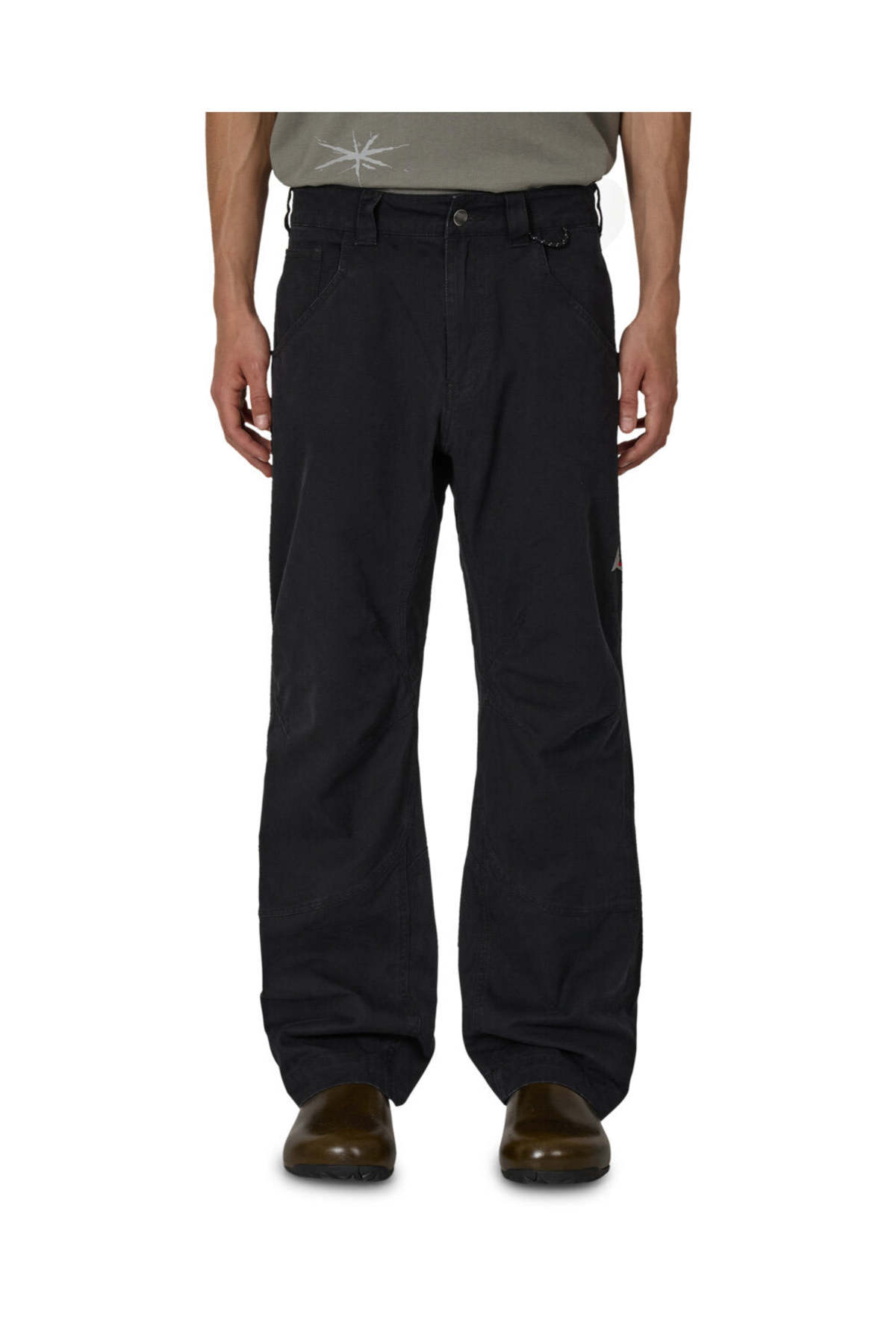 ROA Crimp Shaped Cotton Pants - Anthracite - Image 1 of 4