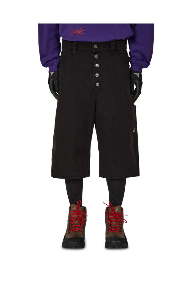 ROA Ash Canvas Shorts - Washed Black