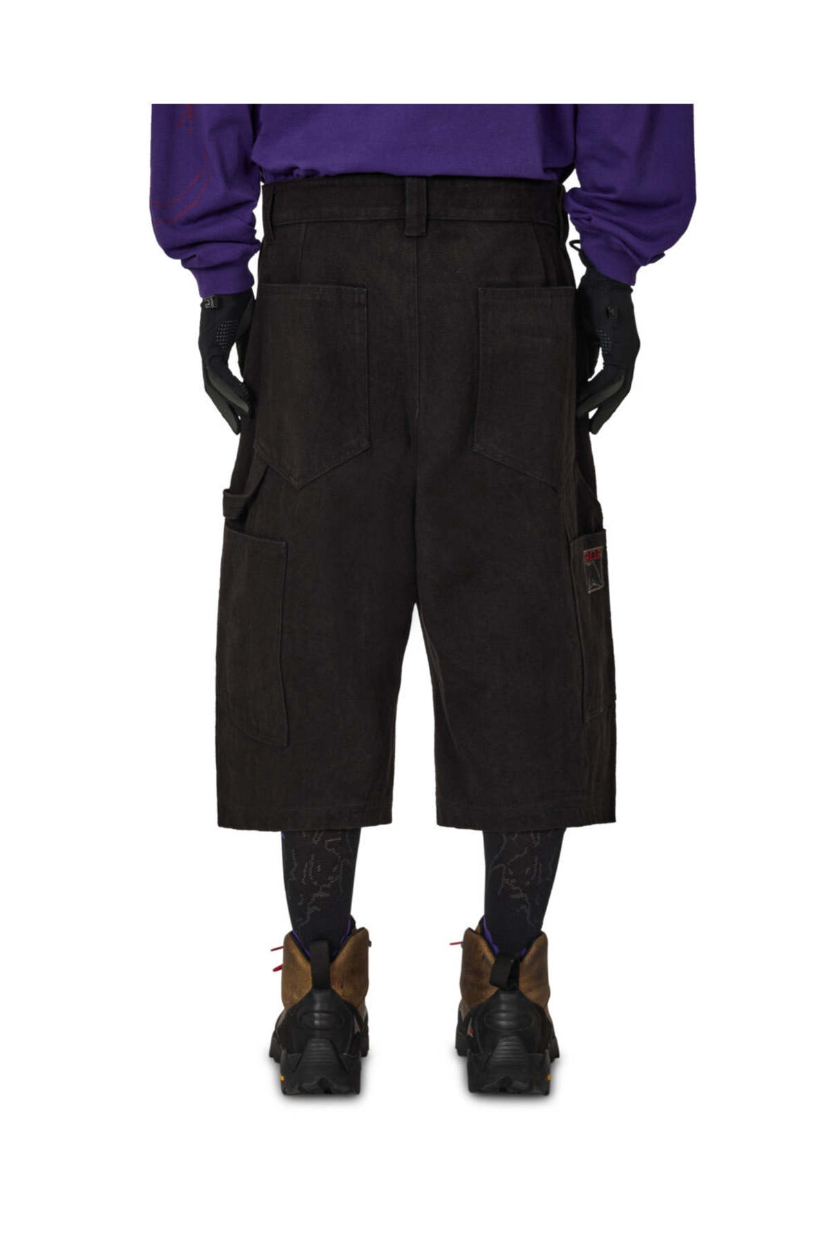 ROA Ash Canvas Shorts - Washed Black - Image 2 of 4