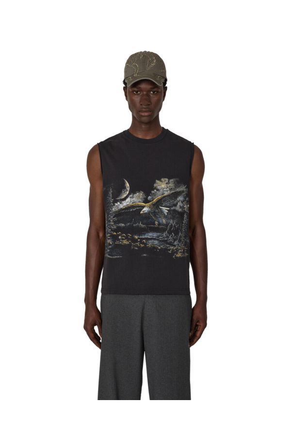 ROA Fai Sleeveless Tee - Washed Black