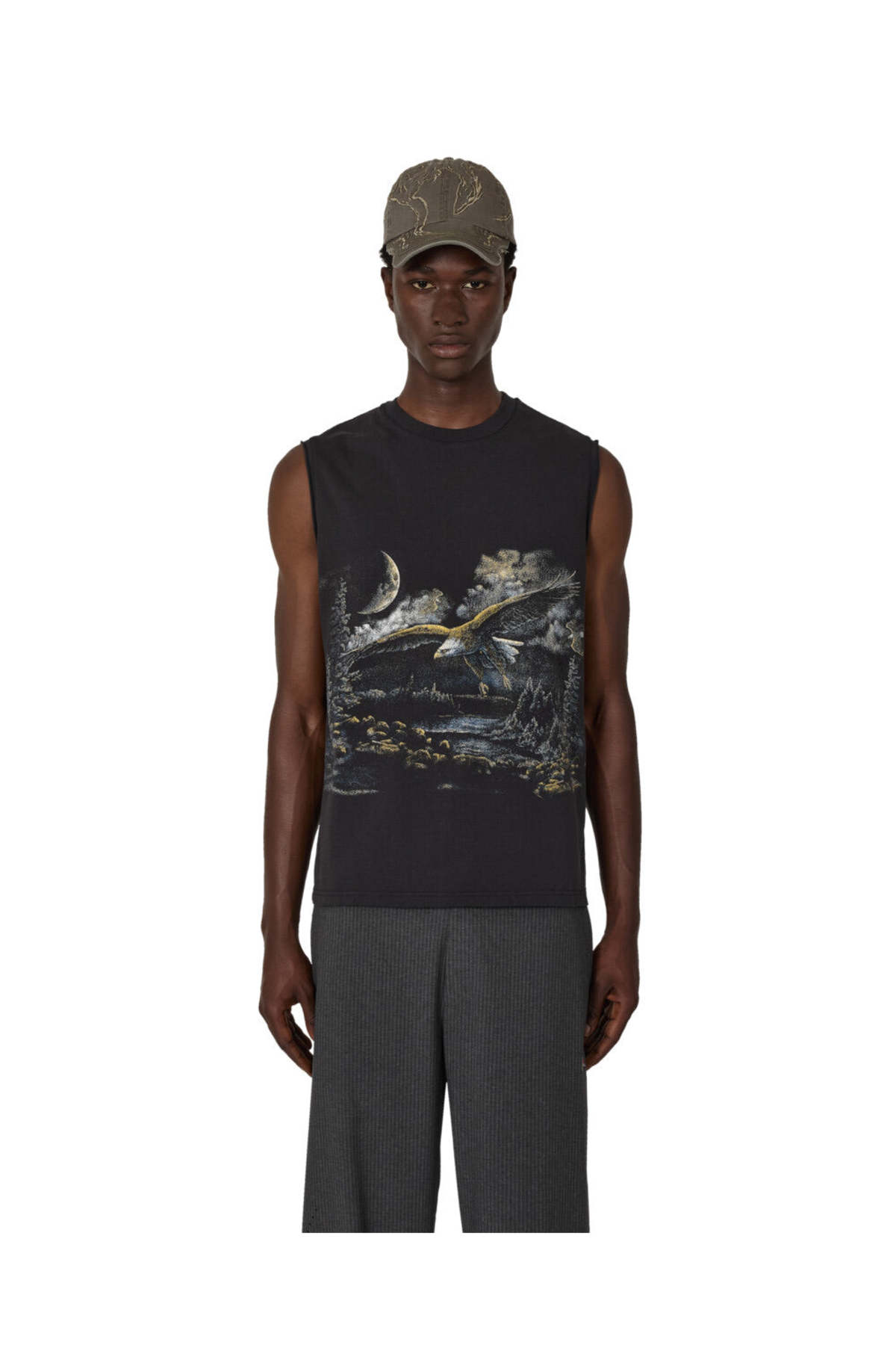 ROA Fai Sleeveless Tee - Washed Black - Image 1 of 4