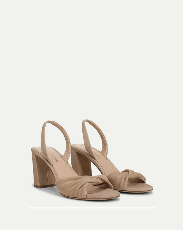 Veronica Beard Tullia Suede Slingback Sandal - Sand