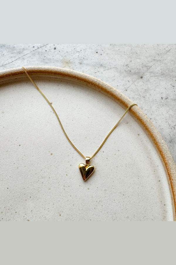 Alma Mercantile Baby Heart Necklace - Gold