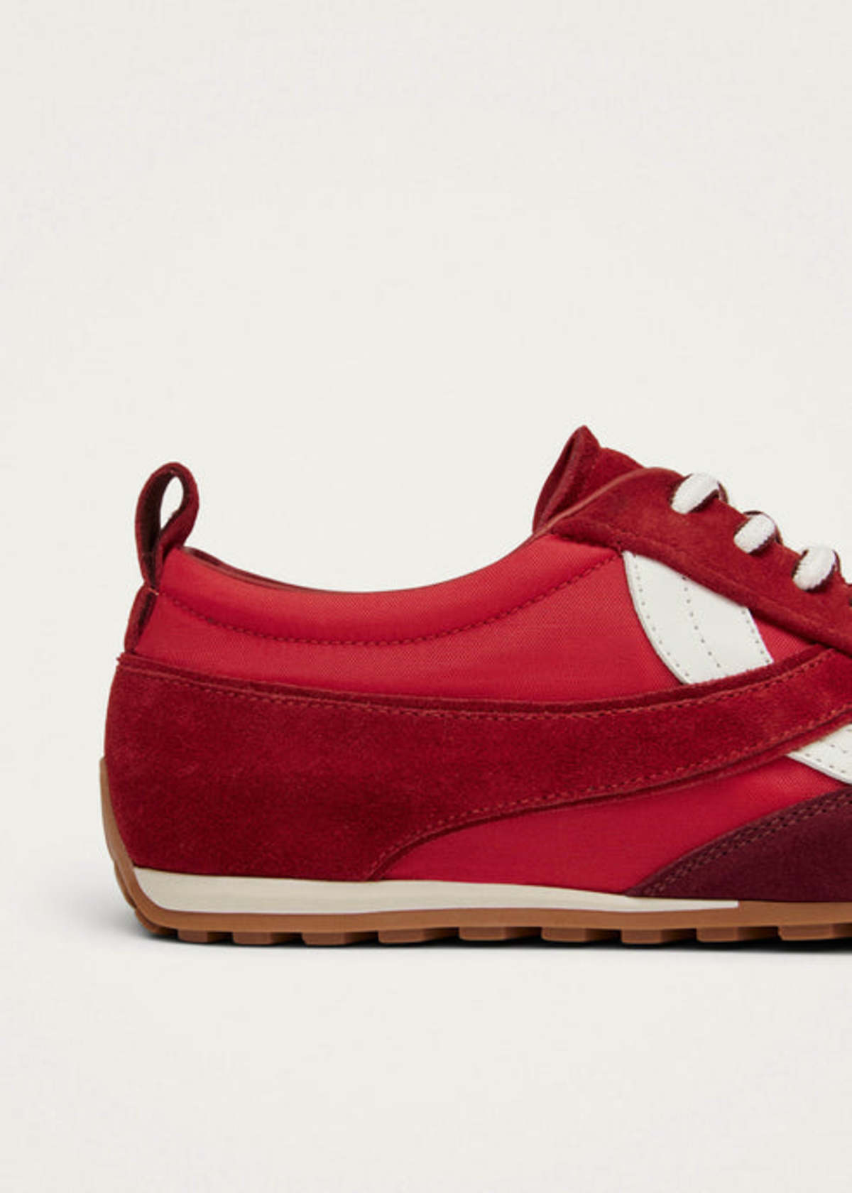 Alohas Tb.304 Nylon Red Leather Sneakers - Image 3 of 7