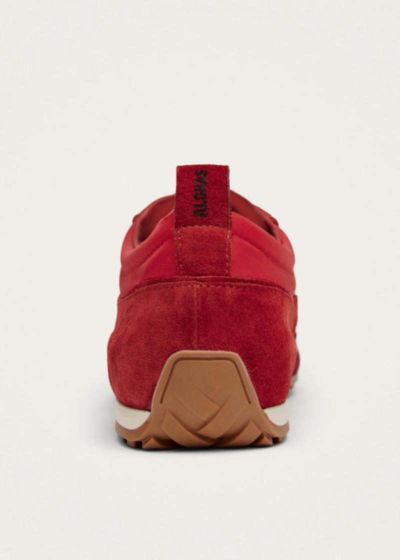 Alohas Tb.304 Nylon Red Leather Sneakers