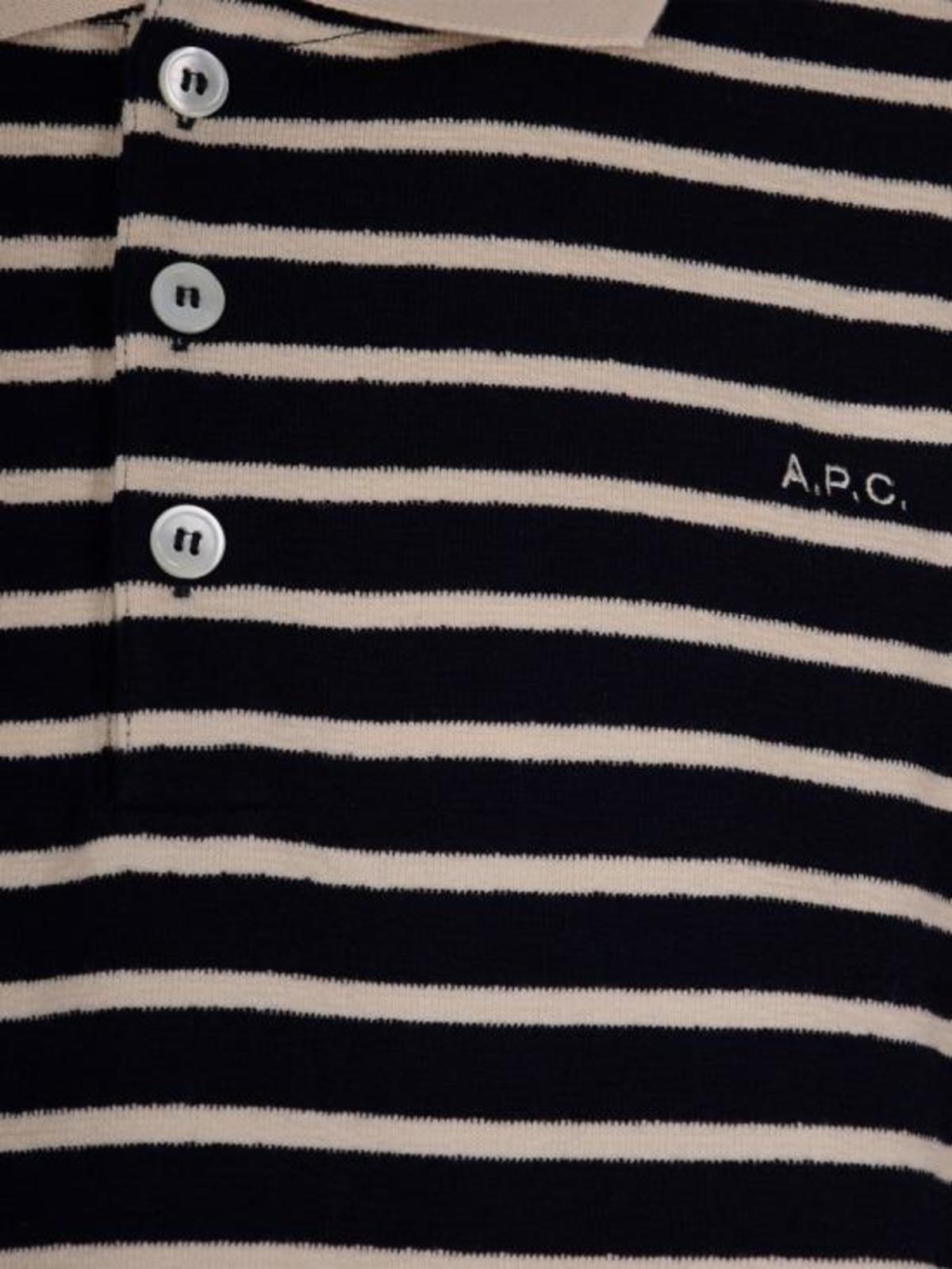 A.P.C. Polo Shirt - Navy - Image 3 of 3