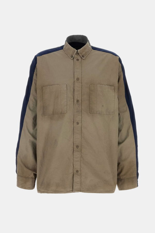 Balenciaga Dark Beige Tracksuit Shirt