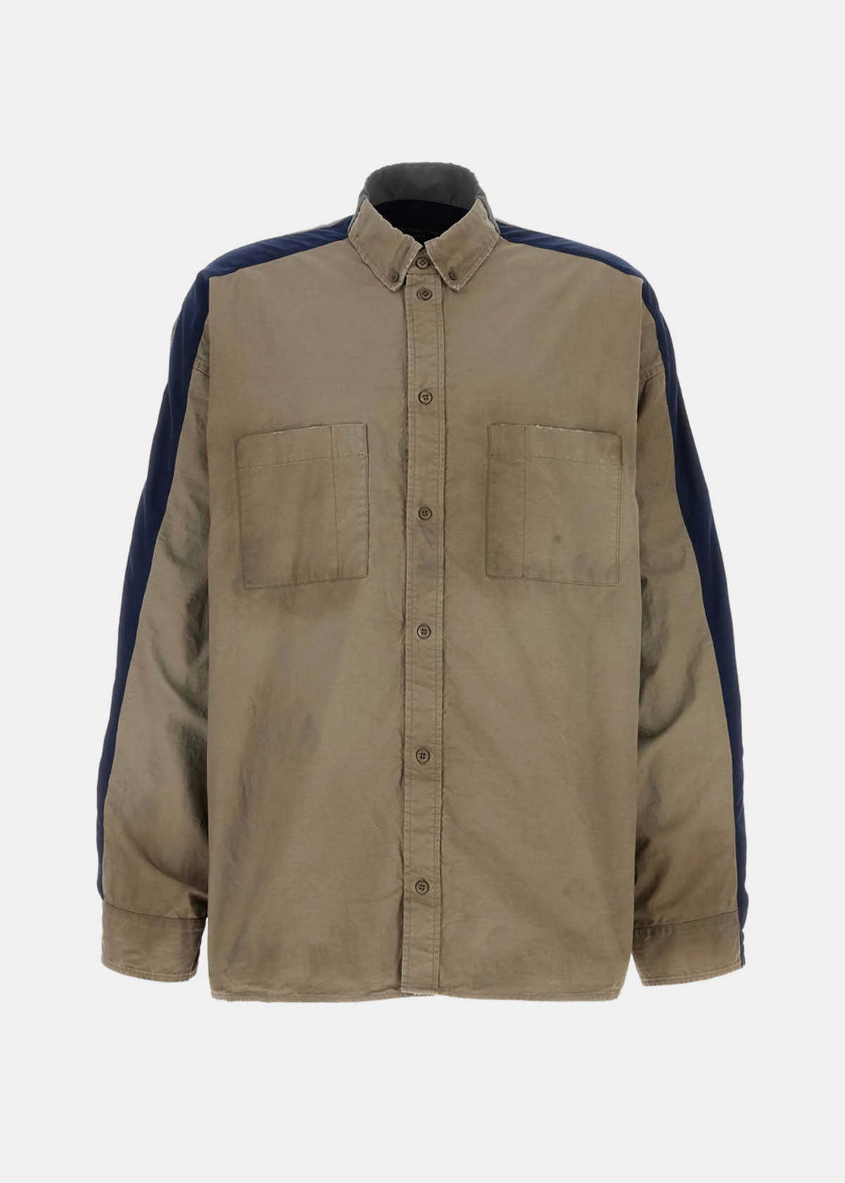 Balenciaga Dark Beige Tracksuit Shirt - Image 1 of 2