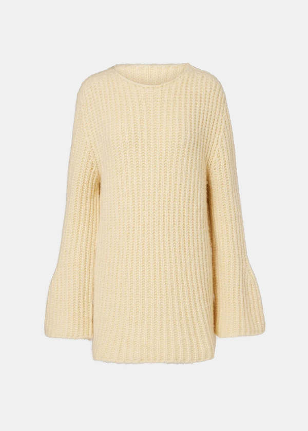 The Row Mirr Top Sweater - Yellow
