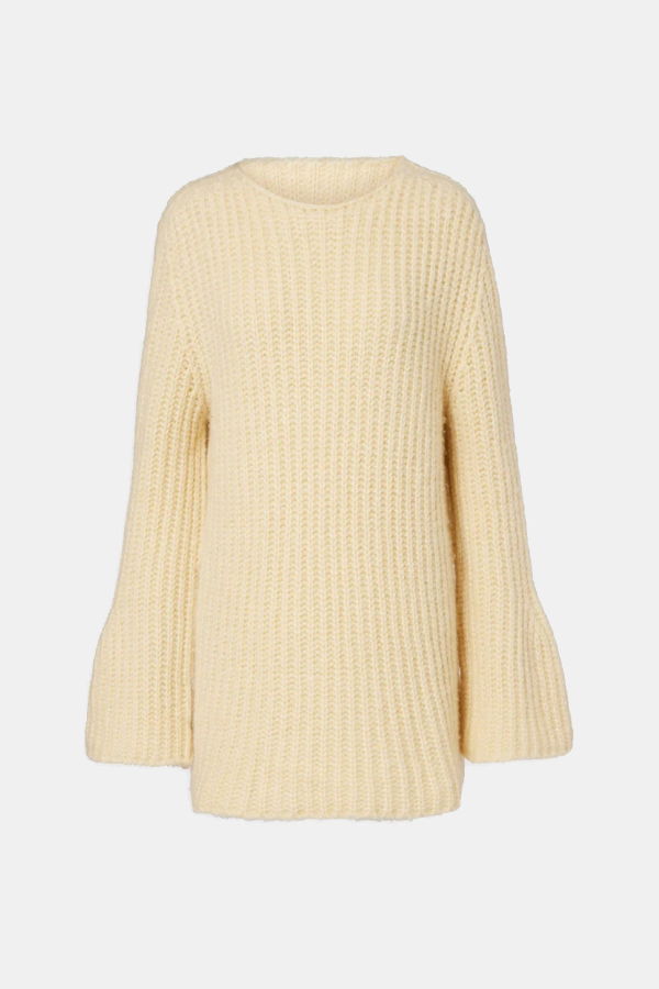 The Row Mirr Top Sweater - Yellow