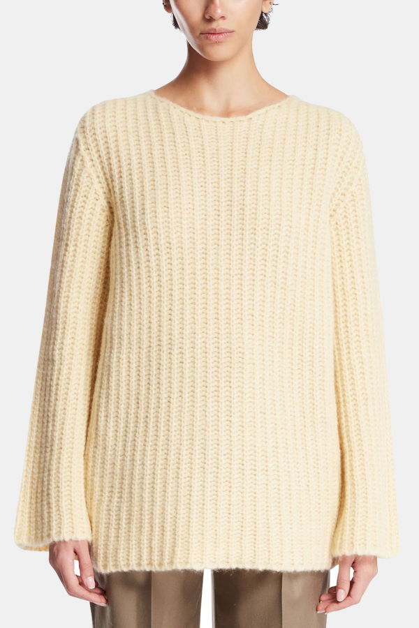 The Row Mirr Top Sweater - Yellow