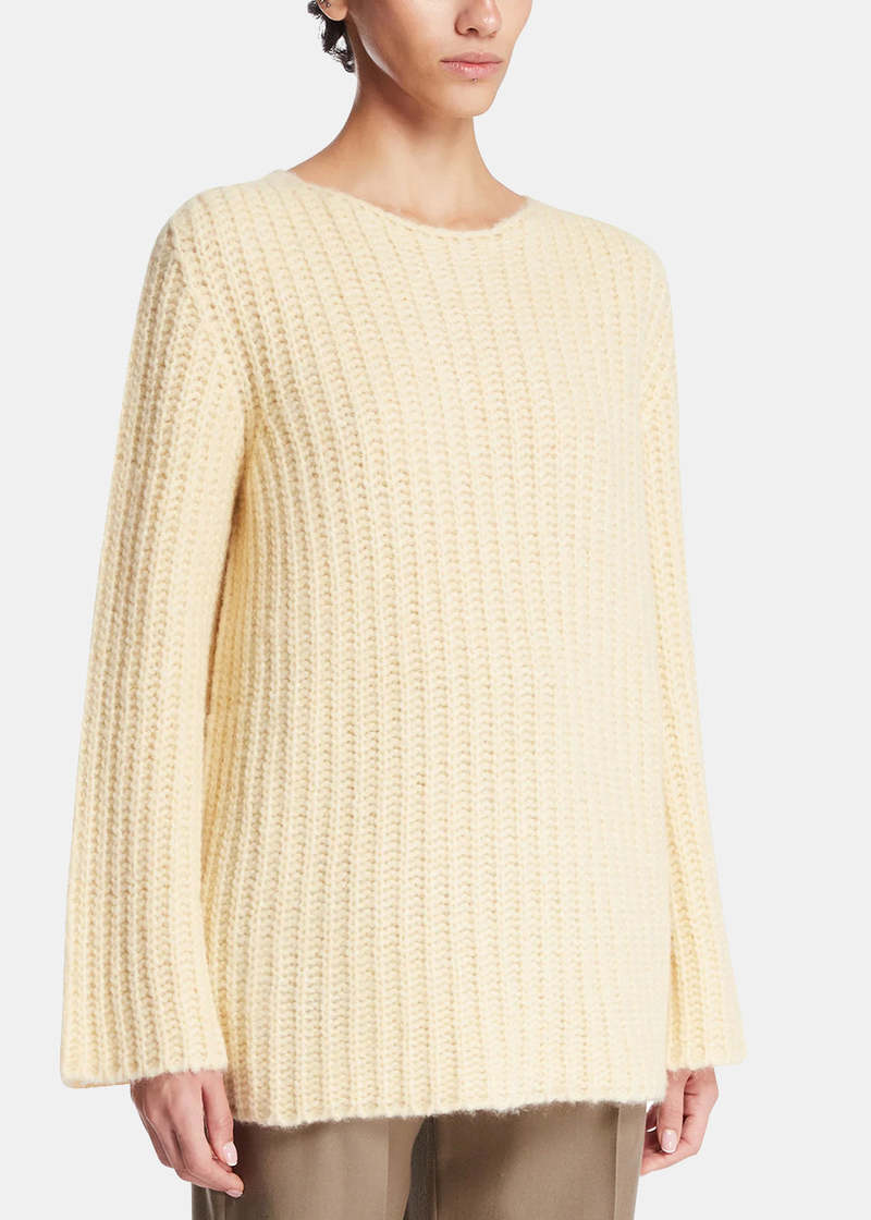 The Row Mirr Top Sweater - Yellow