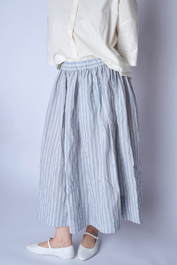 A Punto B Abyss Striped Skirt - Cream