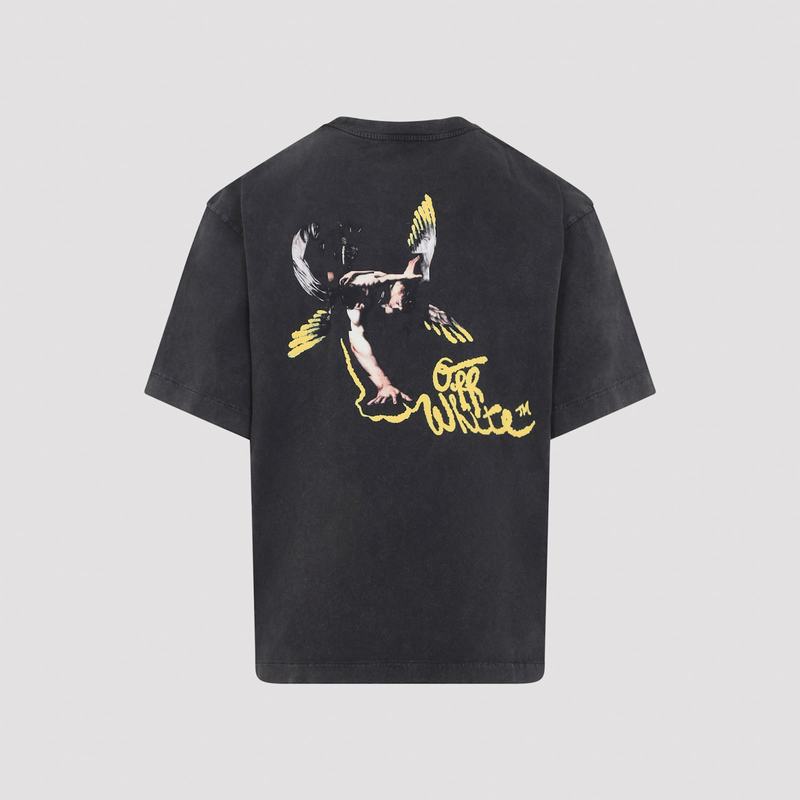 Off-White Fallen Caravaggio Skate T-Shirt - Mareado Black