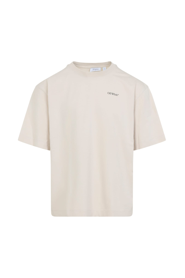 Off-White Half Arrows Skate T-Shirt - Pumice Stone