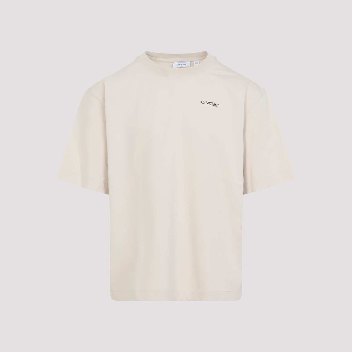 Off-White Half Arrows Skate T-Shirt - Pumice Stone - Image 3 of 5