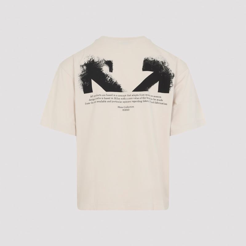 Off-White Half Arrows Skate T-Shirt - Pumice Stone