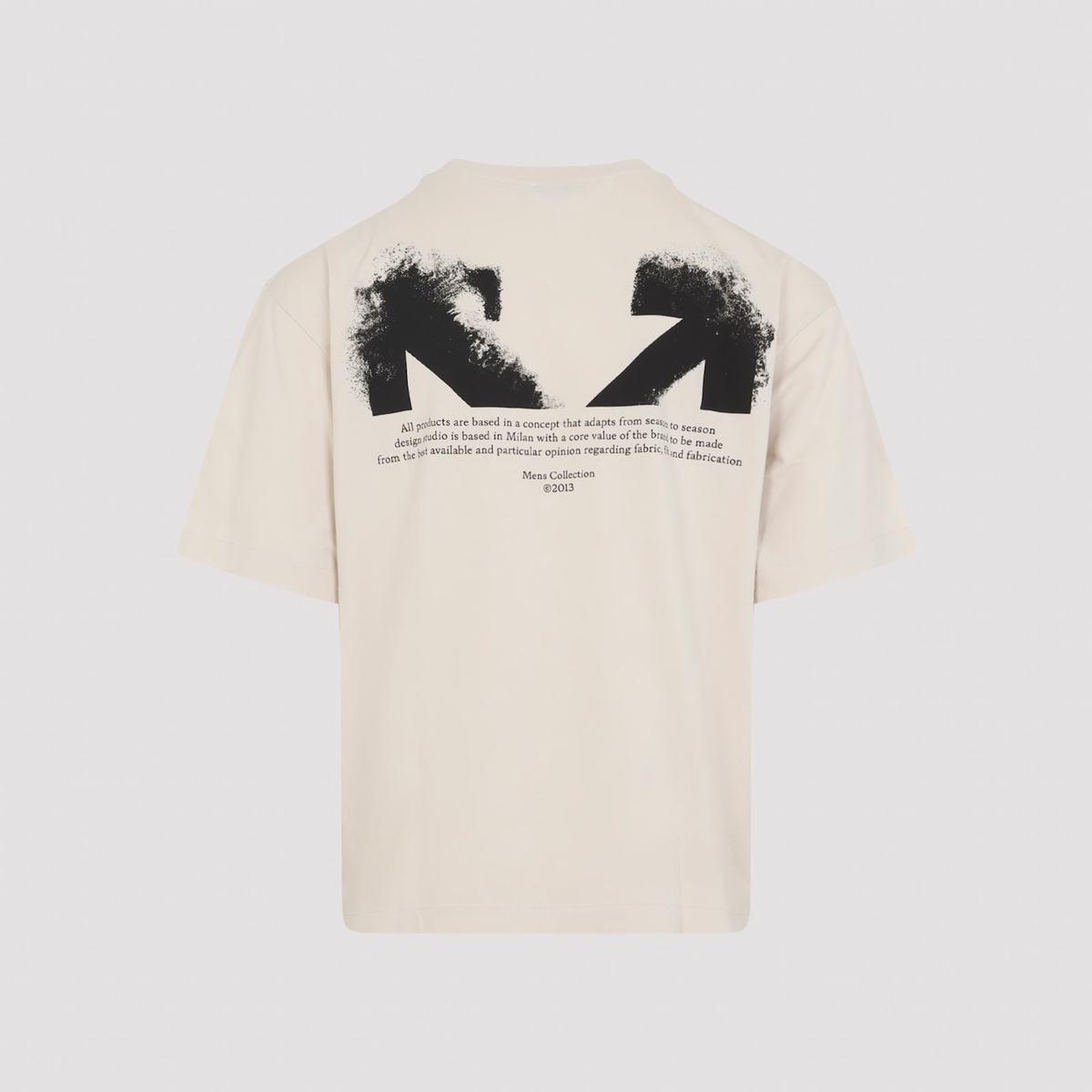 Off-White Half Arrows Skate T-Shirt - Pumice Stone - Image 4 of 5