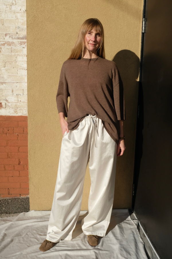 Cordera Satin Drawstring Pants