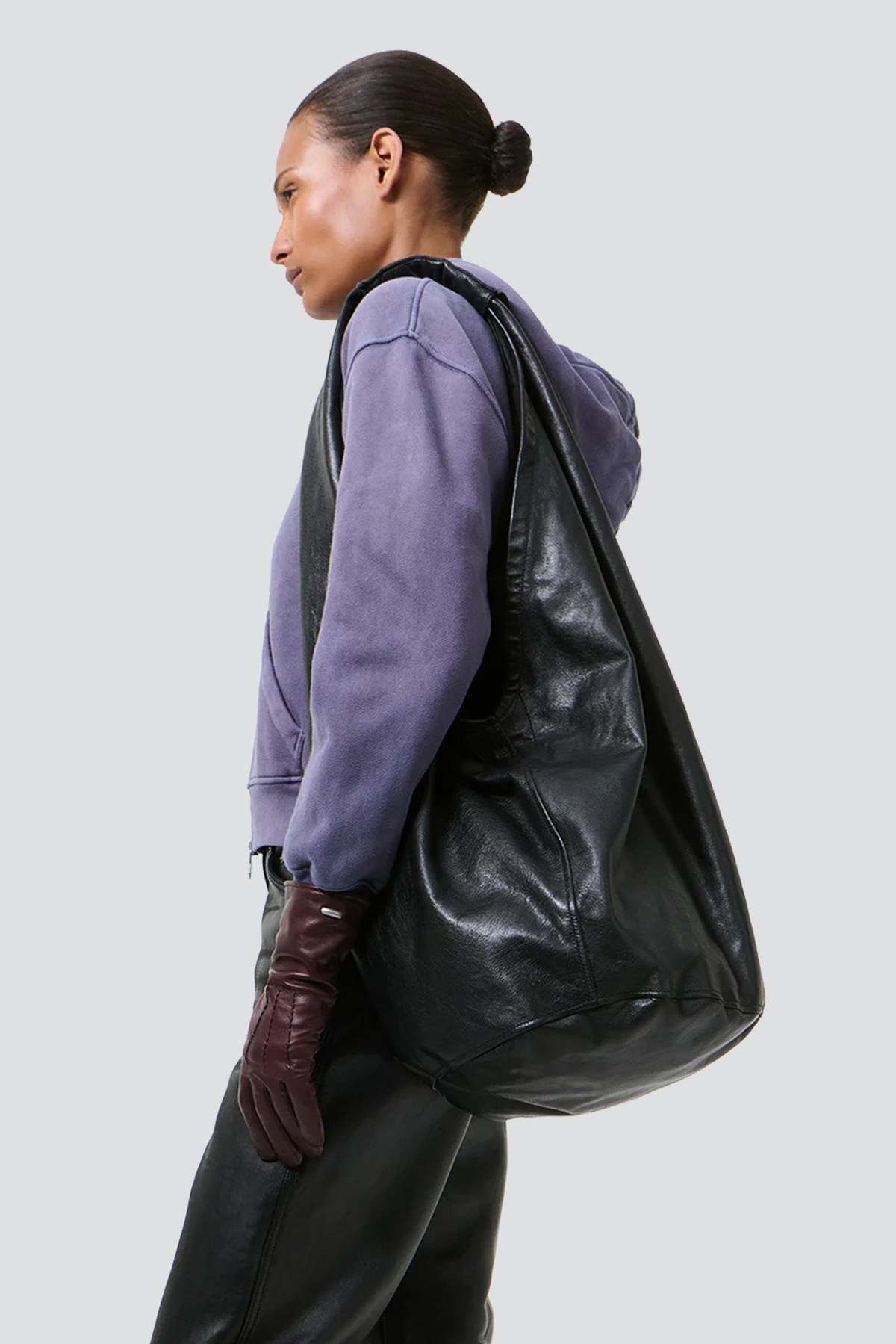 Our Legacy Fofo Drip Bag - Black - Image 4 of 4