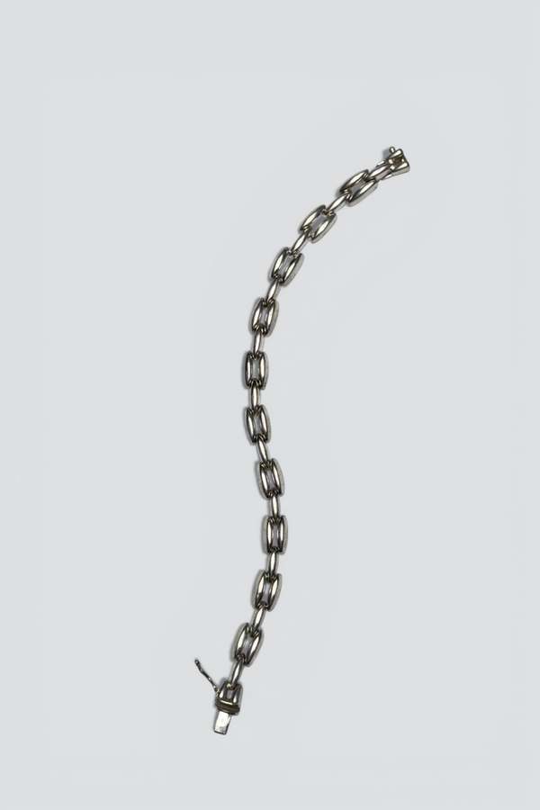 Vintage Panther Chain Bracelet - Sterling Silver