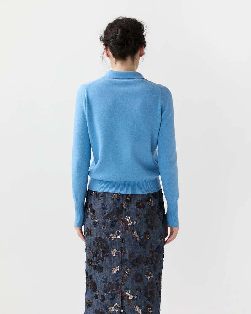 Ann Mashburn Connor Sweater - Cameo Blue