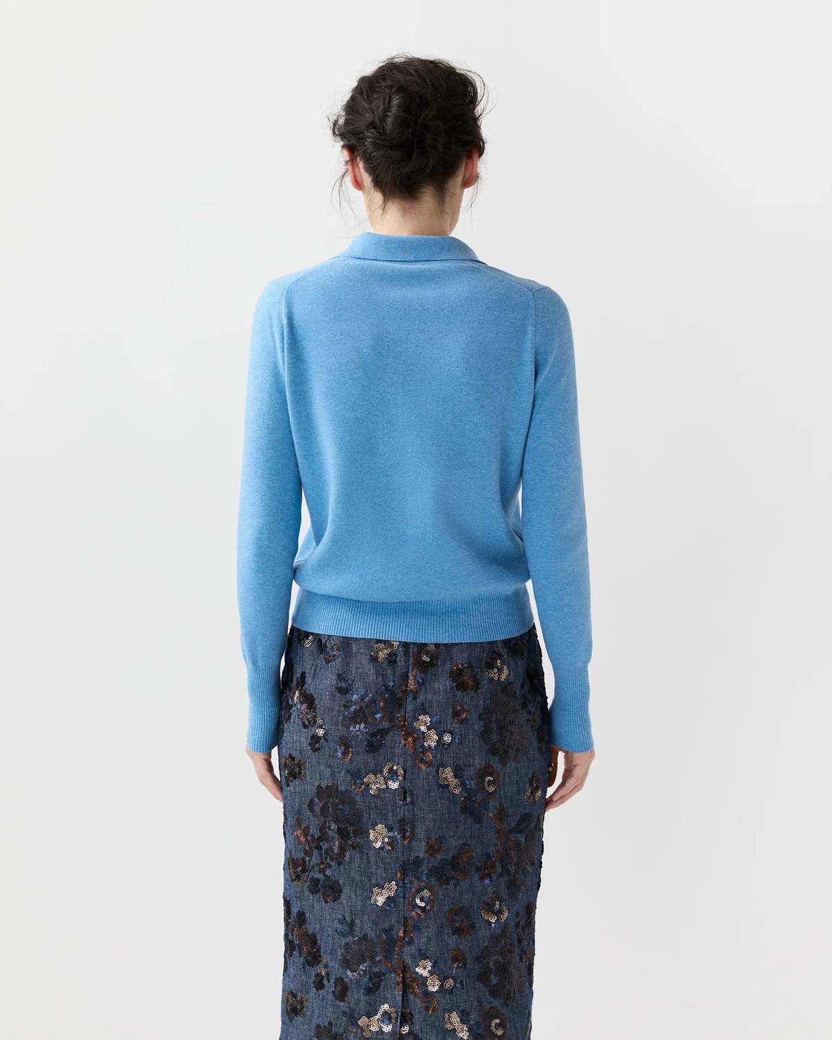 Ann Mashburn Connor Sweater - Cameo Blue - Image 4 of 5
