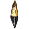 Madison Maison Annuccia Mock Croc High Heel Pump - Black - Thumbnail 4