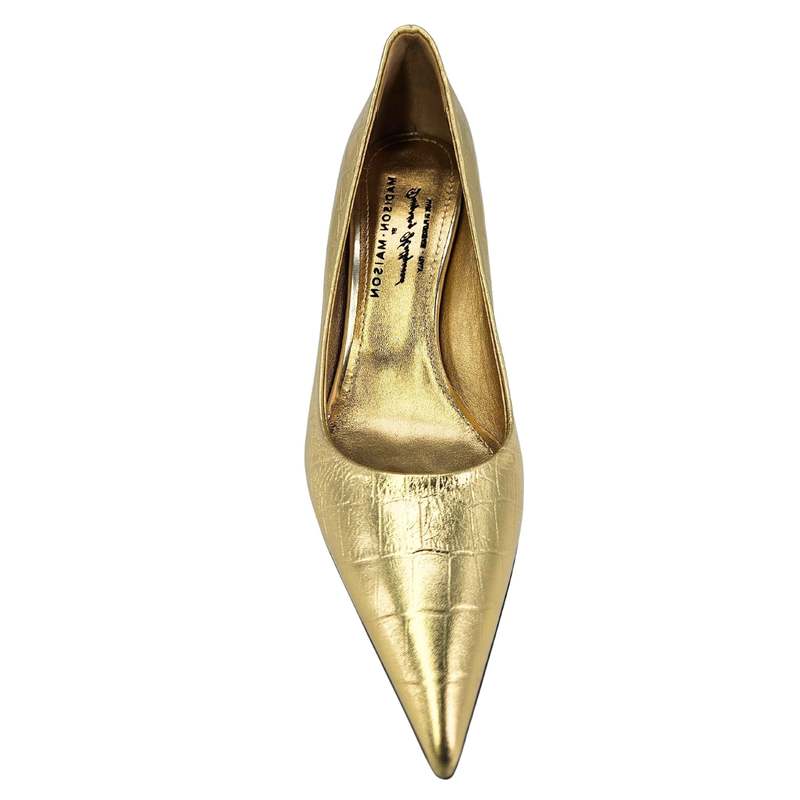 Madison Maison Annuccia Moc Croc Hi Heel Pump