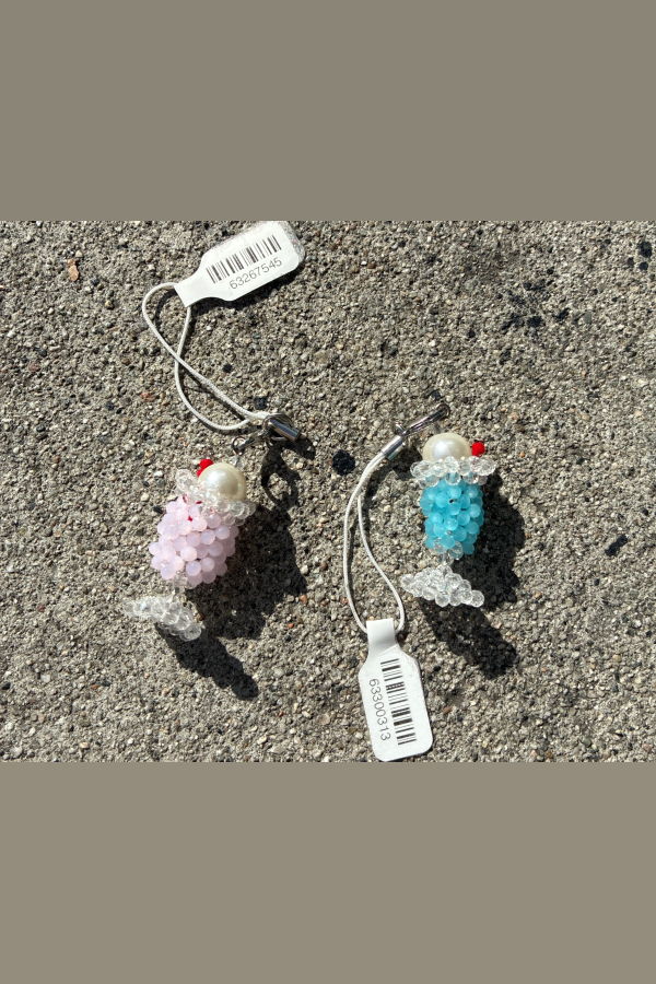 Ri-Ri-Ku Hand-Beaded Korean Phone Charms