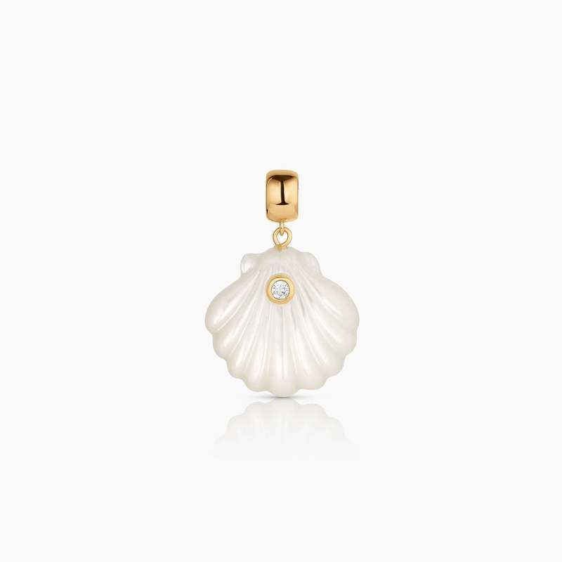 Thatch Coquille Mother Of Pearl Bail Charm