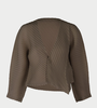 Issey Miyake Plaster Pleats Solid Cardigan - Thumbnail 1