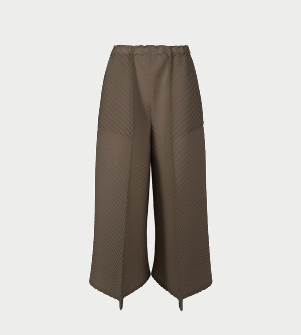 Issey Miyake Plaster Pleats Solid Pants