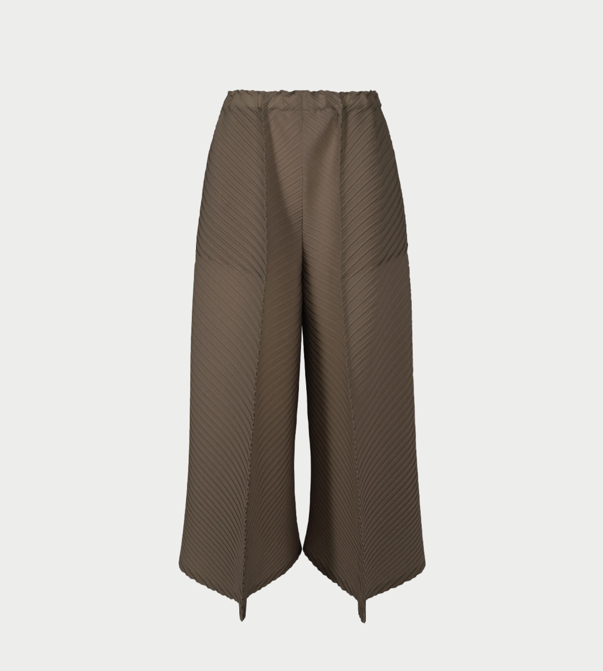 Issey Miyake Plaster Pleats Solid Pants - Image 1 of 4