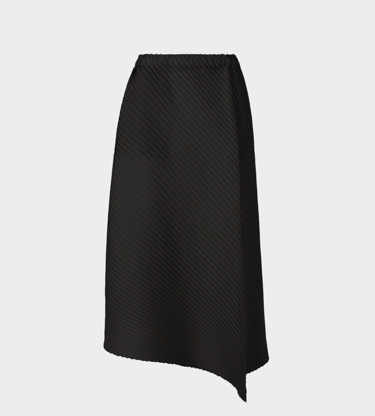 Issey Miyake Plaster Pleats Solid Skirt - Image 1 of 5