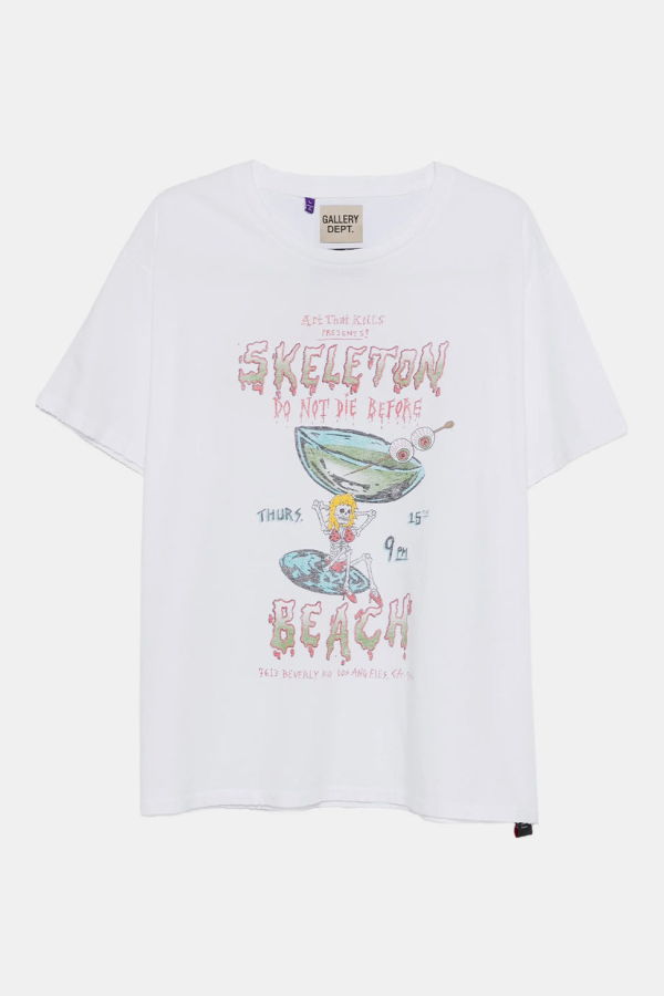 GALLERY DEPT. Clean White Don't Die Tee