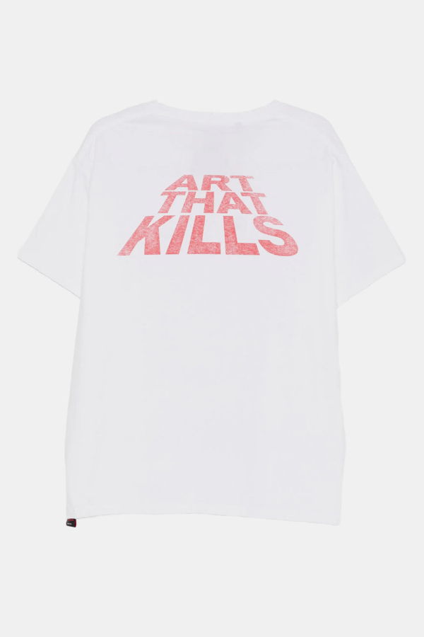 GALLERY DEPT. Clean White Skeleton Beach Tee