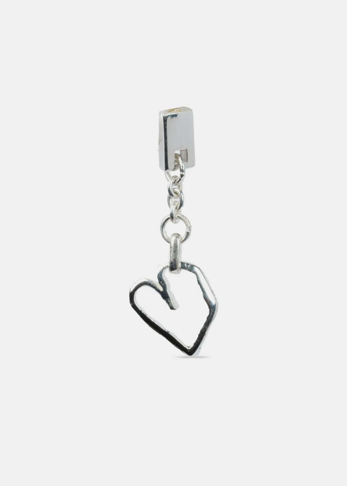 parts of four Jazz's Heart Dangle Earring - Silver - Image 1 of 2