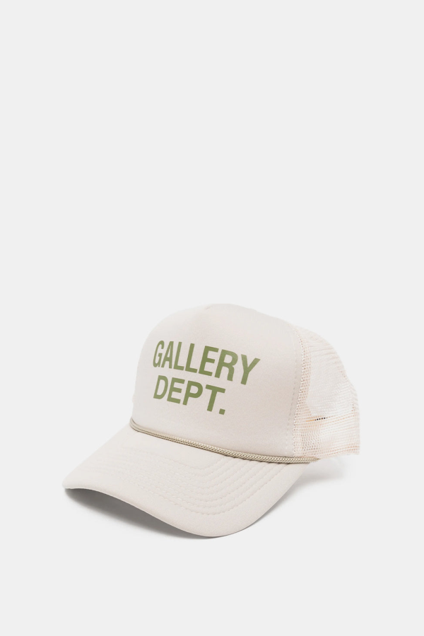 GALLERY DEPT. Warm Grey GD Logo Trucker Hat - Warm Gray