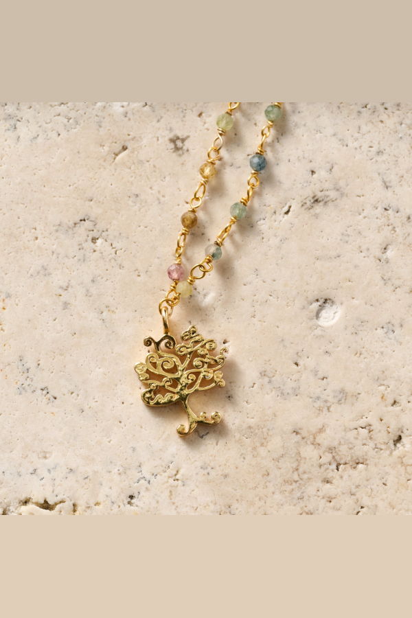 Ten Thousand Villages Good Fortune Charm Necklace