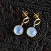Ten Thousand Villages Sona Chalcedony Blue Gem Drop Earrings - Thumbnail 2
