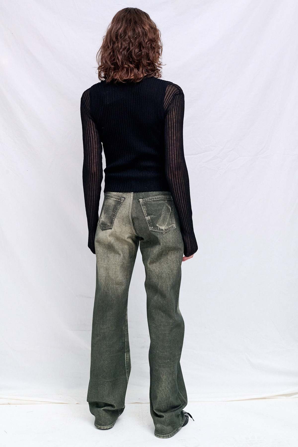 Wynn Hamlyn Black Double Up Rib Cardigan - Image 3 of 4